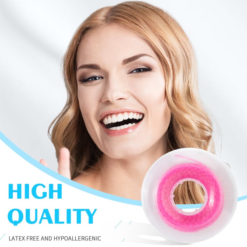 ANNWAH Dental Colorful Orthodontic Braces Rubber Chains,Dental Rubber Chains for Braces Power Chains for Orthodontic Treatment(Continuous,Purple 19) - Image 2